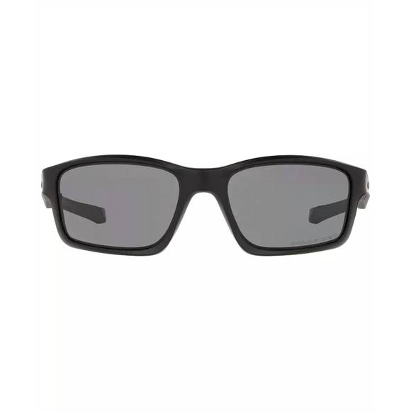 NEW OAKLEY chainlink sunglasses in matte black grey polarized
